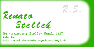 renato stellek business card